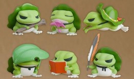 网红青蛙边打气边吃瓜,趣味横生演绎生活百态